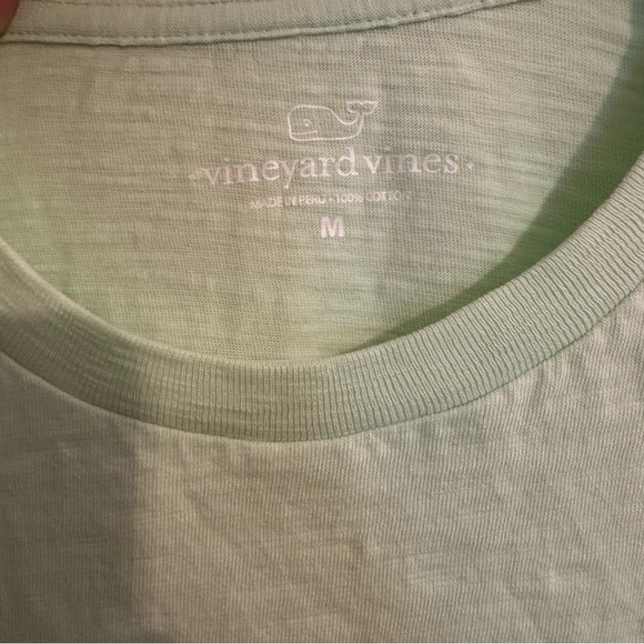 Vineyard Vines Men's Mint Green Short Sleeve Tee size Medium Med M - Picture 3 of 5